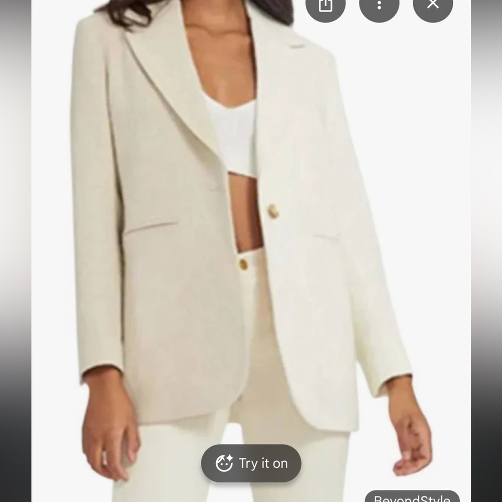 Something Navy Oversized Blazer - image 4